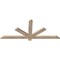 Ekena Millwork Kennewick Smooth Timber Gable Bracket, Douglas Fir, 60"W x 25"H x 1 1/2"D x 3 1/2"F, 10/12 Pitch GBW060X25X0204KEN00SDF - alternate 2
